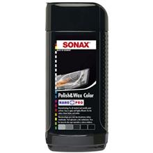 پولیش و واکس رنگی سوناکس مدل 296100 حجم 500 میلی لیتر مخصوص خودروهای مشکی Sonax 296100 Polish and Wax Color For Black Car 500ml